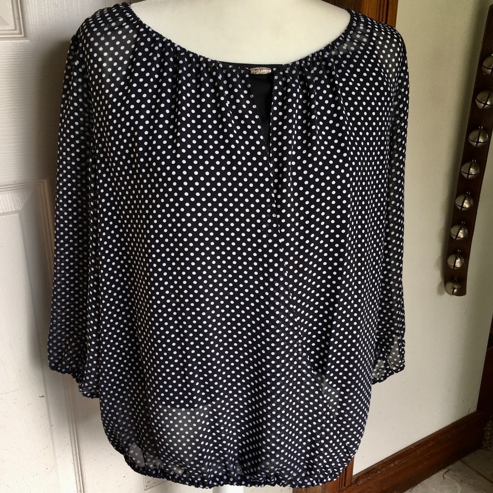 ZAC and RACHEL FAUX WRAP BLOUSE with CAMI